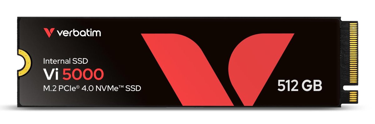 Verbatim Vi5000 Internal Pcie Nvme M.2 Ssd 512gb