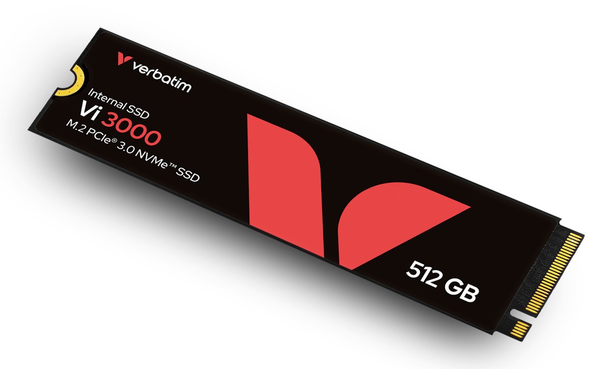 Verbatim Vi3000 Ssd 512gb Pcie Nvme M.2 (mid Range)