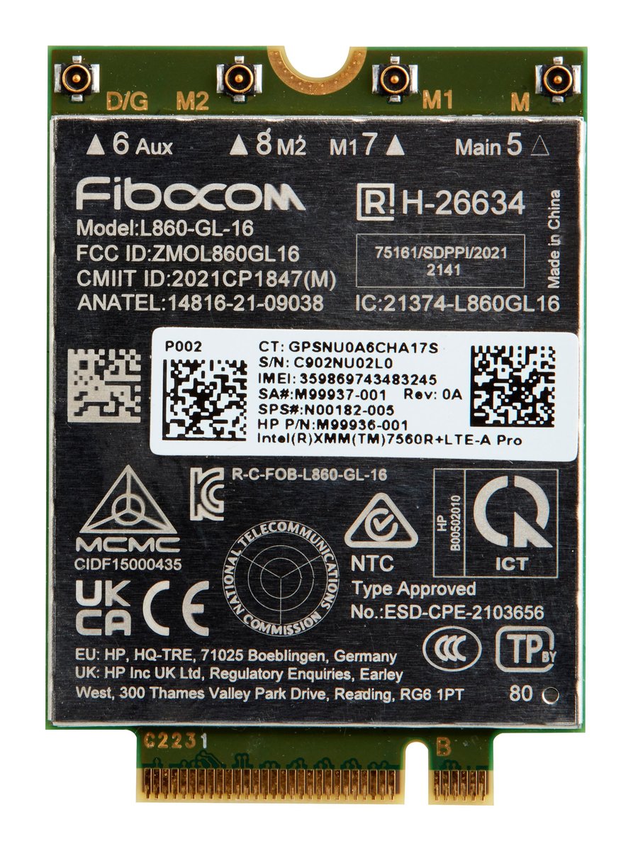 HP XMM 7560 R+ 4G LTE-Advanced Pro (For G10 units)