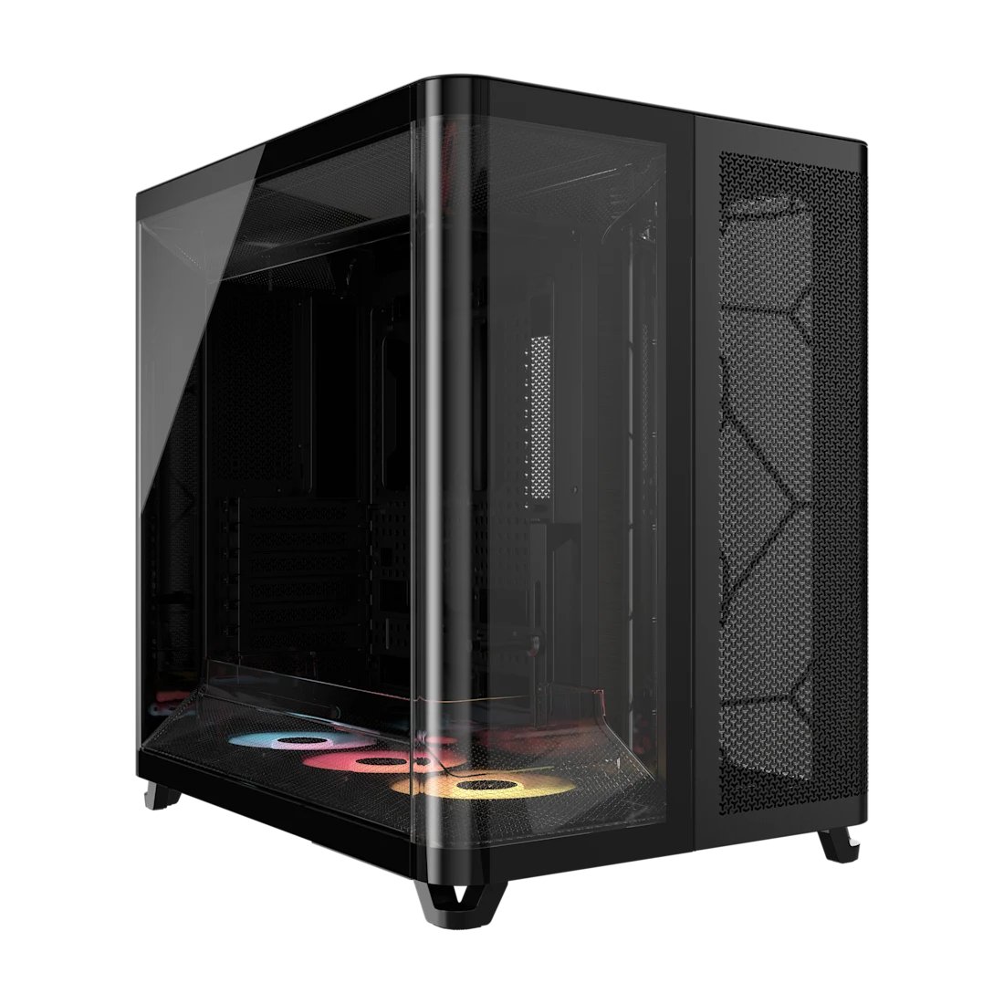 Corsair AIR 5400 RS-R ARGB Triple Chamber Mid-Tower PC Case ; 3x Fans Included; 2x 2.5'' ; 1x 3.5'' Black