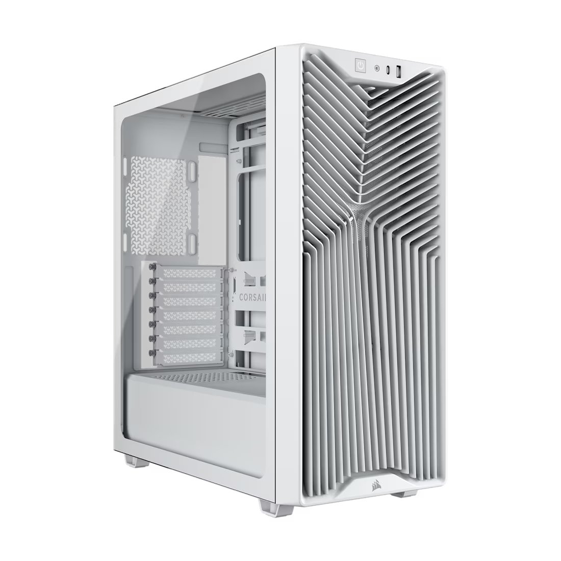 Corsair 3200D RS Mid-Tower PC Case; 3x RS120 fans incl - White.