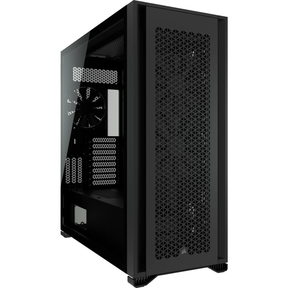 Corsair 7000D Airflow Black Tempered Glass Full Tower; 6x 3.5'' | 4x 2.5'' Drive Bays ; 480mm Radiator Compatible; 3x140mm fan incl