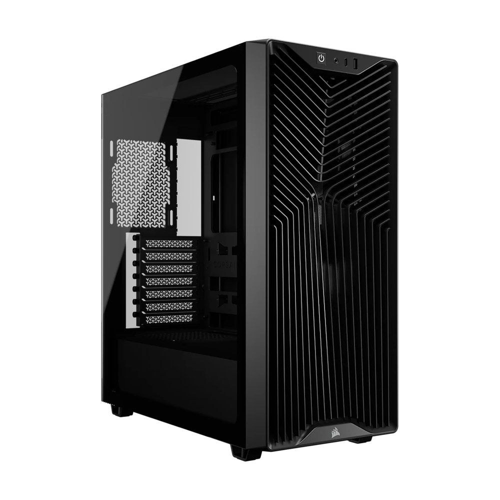 Corsair 3200D RS Mid-Tower PC Case; 3x RS120 fans incl - Black.