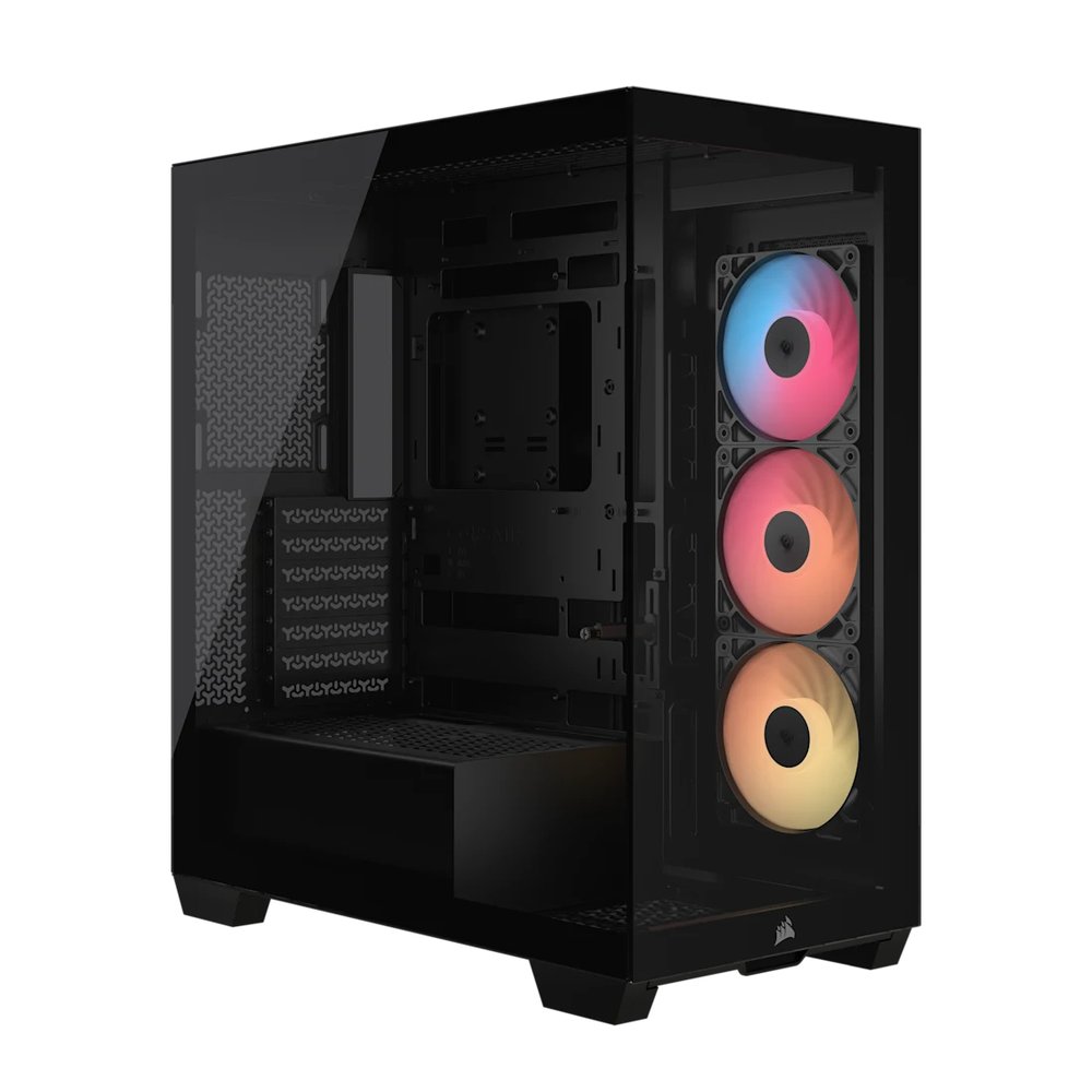 Corsair 3500X RS-R E-ATX | ATX | MATX | ITX ARGB Mid Tower Gaming Chassis - Black