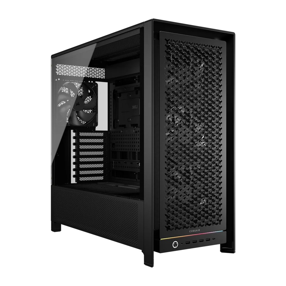 Corsair FRAME 5000D RS Mid-Tower PC Case; 4x RS 140 PWM Fans; 2x 2.5'' ; 1x 3.5''; Black.