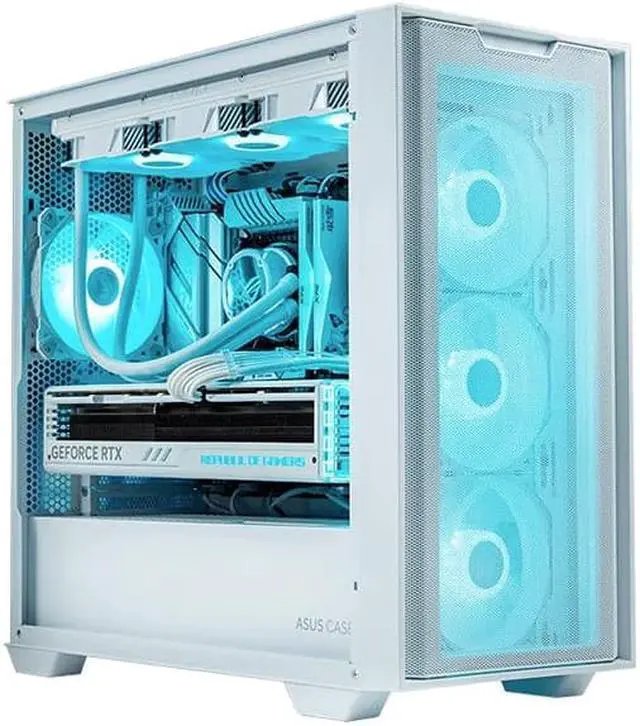 ASUS OP ASUS Chassis/Micro-ATX/Mini-ITX/White. Top Radiator: 120 /140/240/280/360mm. Dimensions : 220 x 430 x 465mm