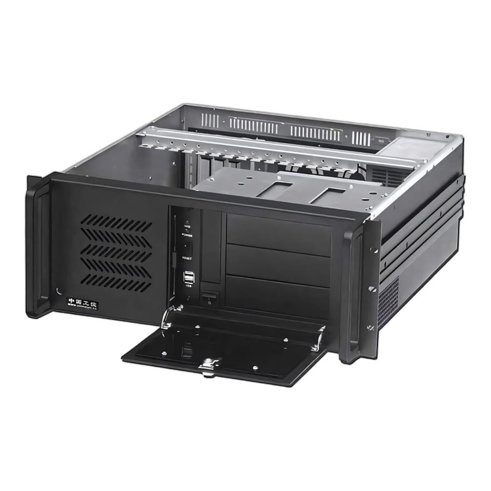 RCT Cabinet RCT - 4U 450MM DEEP RACKMOUNT CHASSIS E-ATX NO PSU; 3 x ODD Bays Up to 7 x 3.5'' Bays if ATX Board installed - CPU 150mm