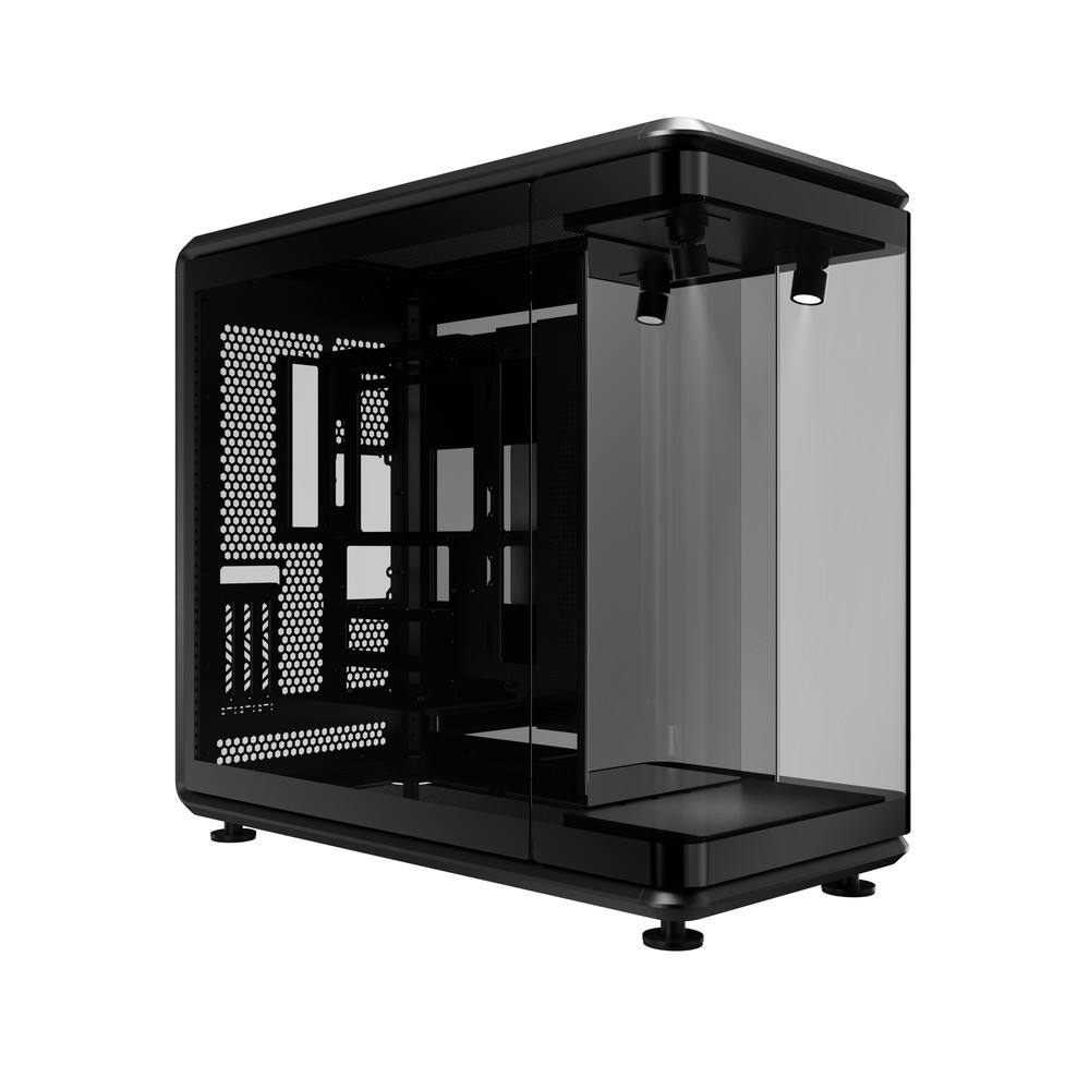 Cooler Master MasterFrame 360 Panorama case Supports Mini-ITX; Micro-ATX; ATX; and BTF with 110 mm cable clearance