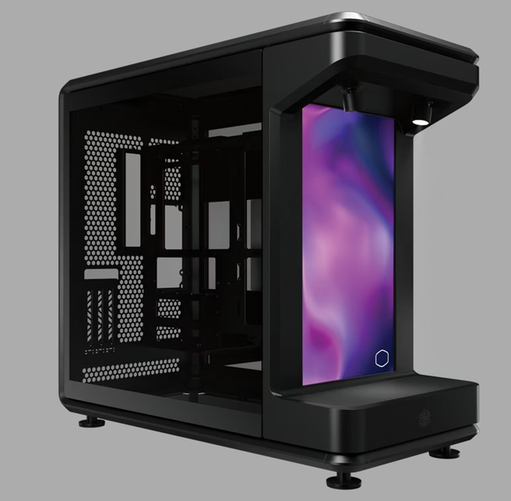 Cooler Master MASTERFRAME 360 STAGE LCD ATX CASE-BK THE ONE WITH STAGE LCD