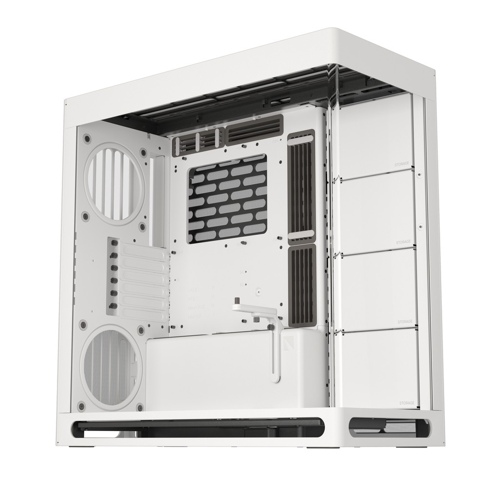 Aerocool HAVN HS 420 Base Edition White EATX case - Supports up to 11 fans (0 incl) - 4x 3.5'' or 8x 2.5'' - 420mm Radiator.