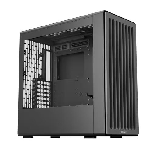 Aerocool HAVN BF 360 Black EATX case - Adjustable GPU Bracket - Supports up to 7 fans (0 incl) - 2x 3.5'' or 4x 2.5'' - 420mm Ra