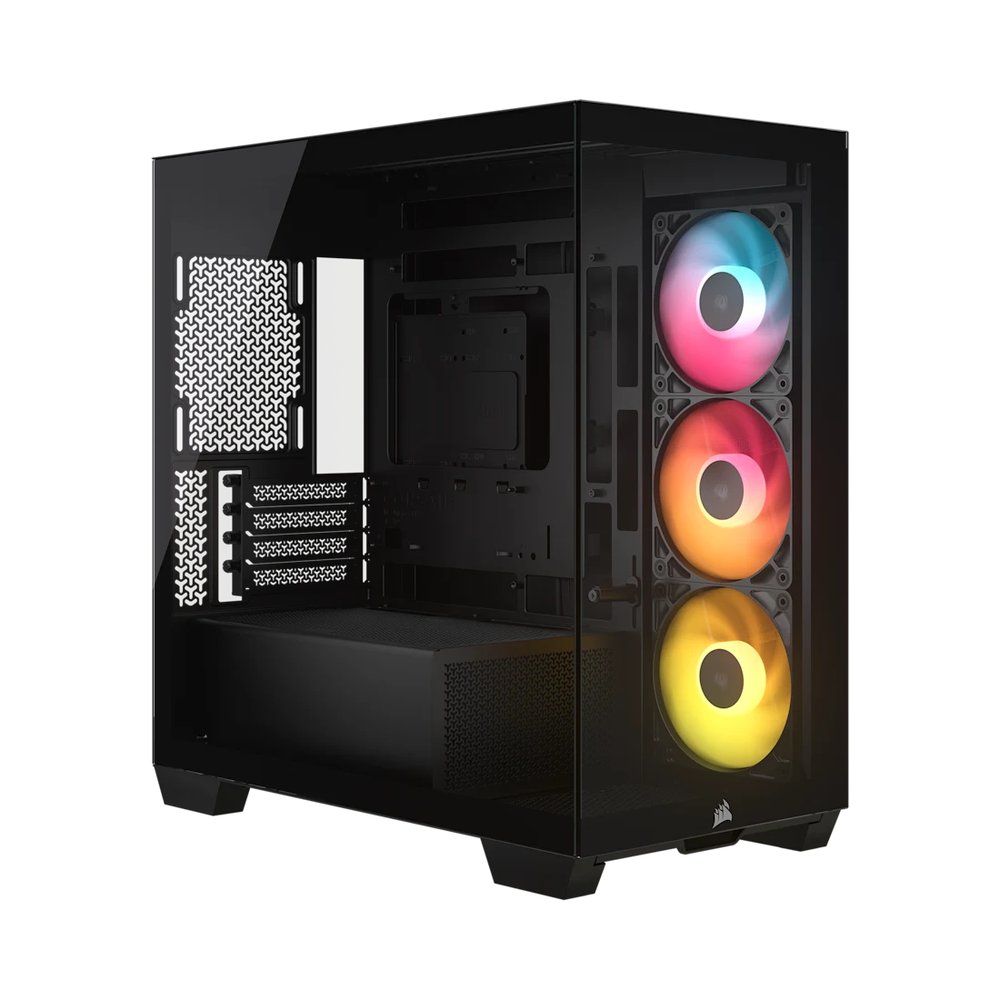 CORSAIR 2800X RS-R ARGB Micro-ATX PC Case, Black