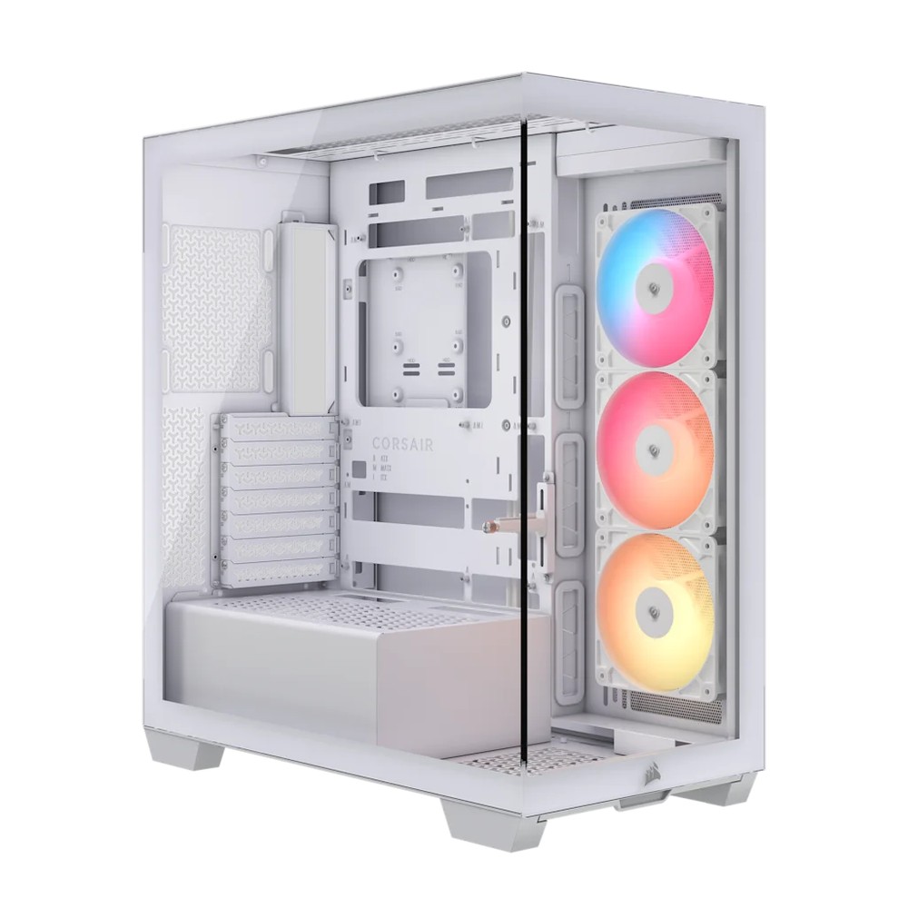 Corsair 3500X RS-R E-ATX | ATX | MATX | ITX ARGB Mid Tower Gaming Chassis - White