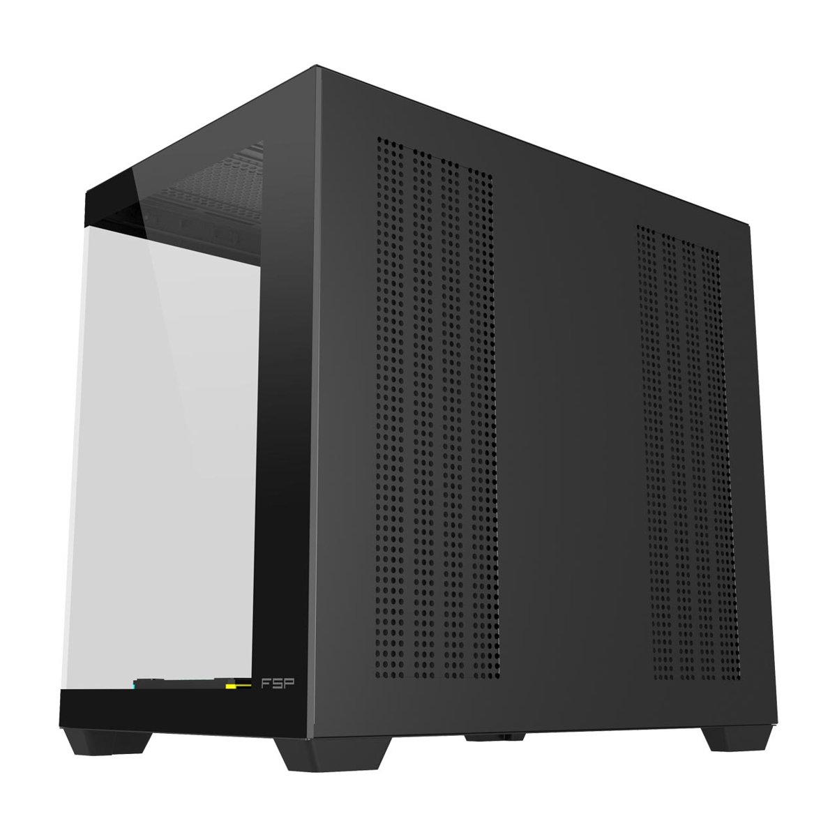 FSP M341 ATX Dual Chamber Mid Tower Gaming Chassis - Black