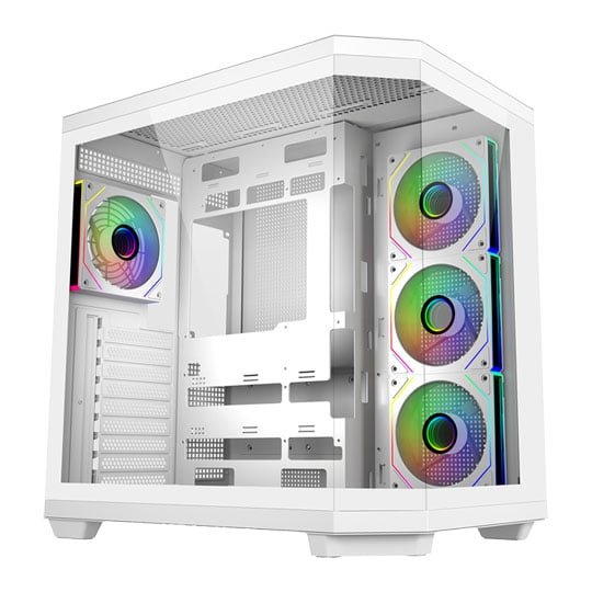 FSP U580 ATX Ultra Tower Gaming Chassis - White