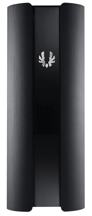 Bitfenix PAN-300-KKWL1 PAndora - blacK + Windowed + Icon disply , with programmable icon display ( 240x320 2.4" TFT LCD ) , 160mm width slim design , soft curved design with brushed aluminum panels , support upto 240mm radiator , no psu ( bottom placed + multi-direction psu design ) , 2x usb 3.0 + audio in/out - 2x 3.5" internal , 3x 2.5" internal - 2x 120mm fans - micro-ATX