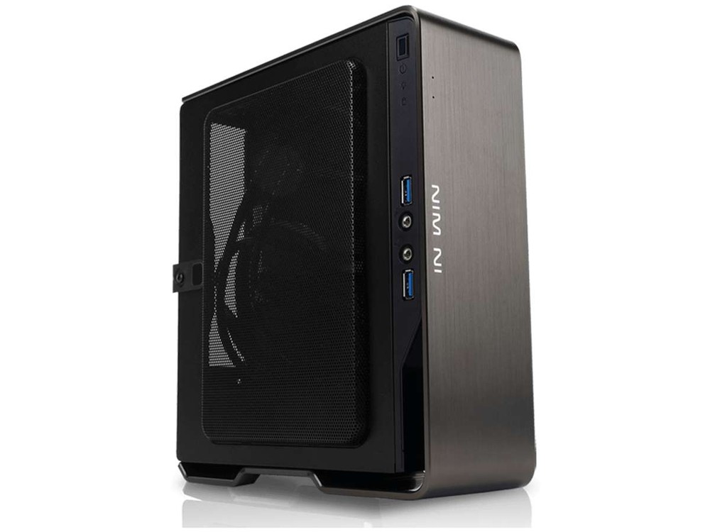 In Win Chopin pro mini-itx chassis Silver+blacK ( Titanium Grey ) + 200W 80 plus gold psu , perforated mesh side+top panels , brushed-hairline aluminium , 4x customizable i/o panel colour , tower / desktop convertable ; 2x front usb3.0 + audio in/out , support upto 43mm height cpu cooler - 2x 2.5" - support mini-itx only