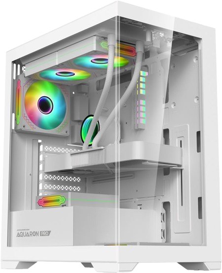 Armaggeddon Aquaron Pro ATX Gaming Case - White