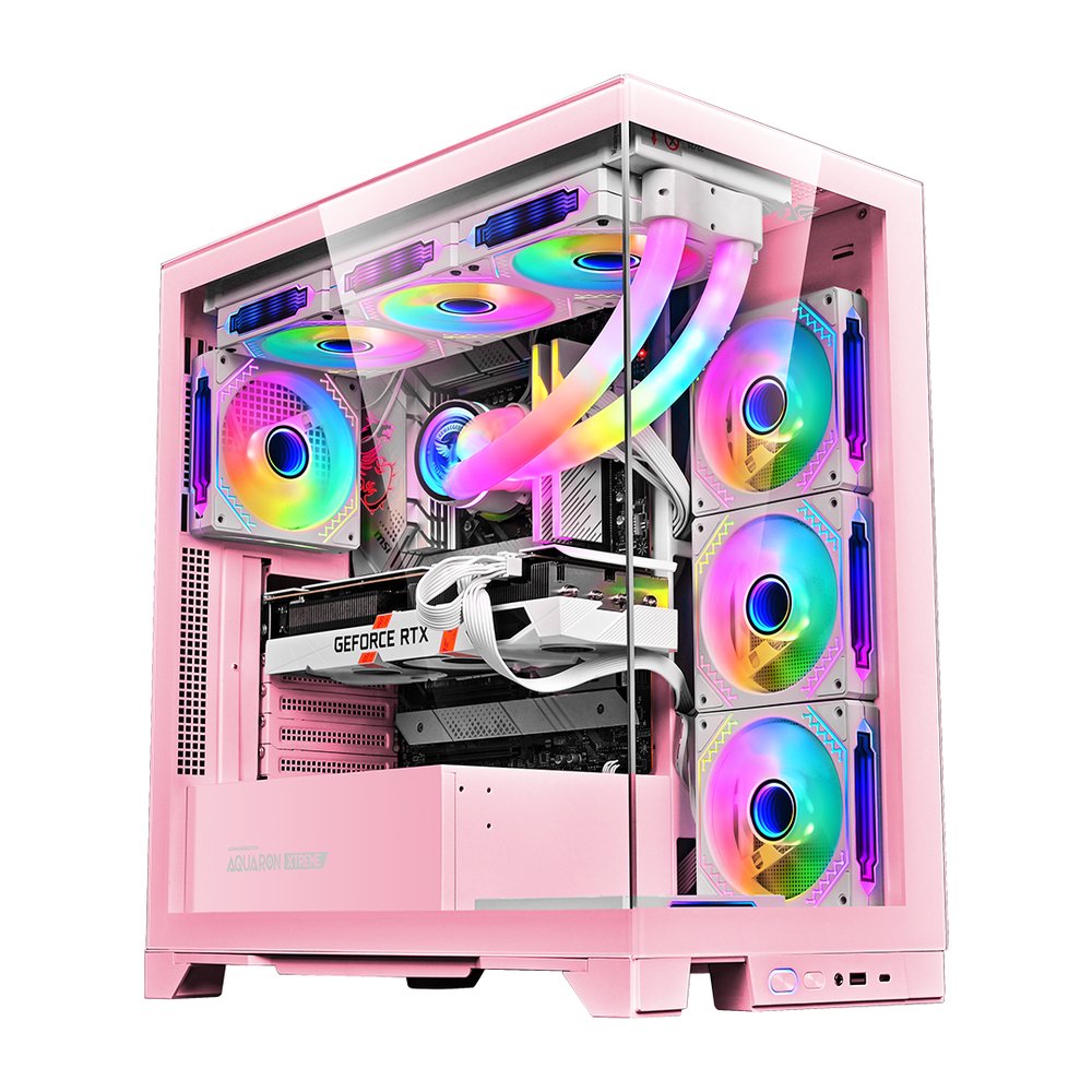 Armaggeddon Aquaron Xtreme E-ATX Gaming Case - Pink