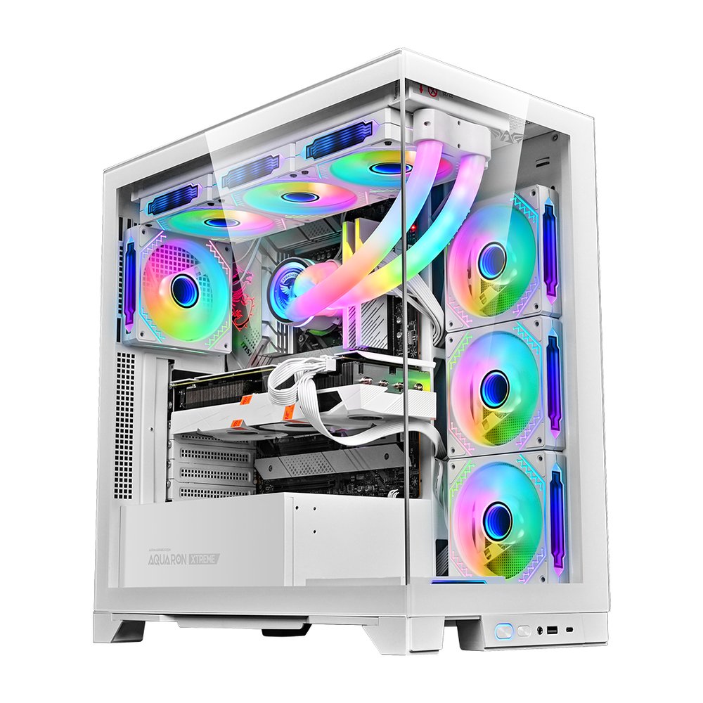 Armaggeddon Aquaron Xtreme E-ATX Gaming Case - White