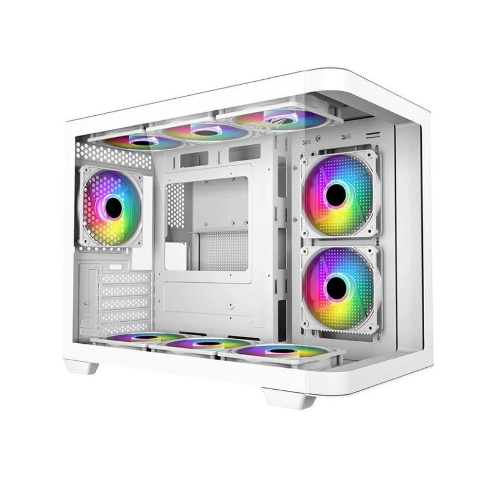 Armaggeddon Aquaron X-Curve 285 MicroATX Gaming Case - White