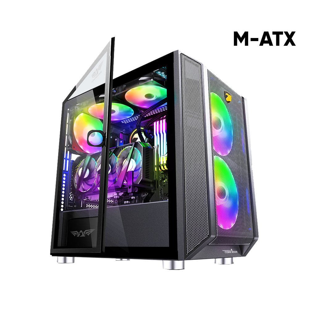 Armaggeddon Tessaraxx Core 1 Air Micro-ATX Gaming Case