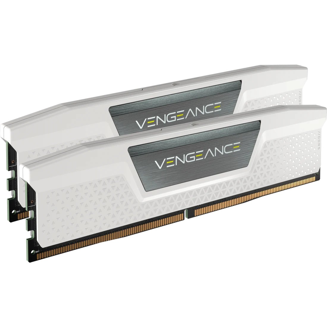 Corsair VENGEANCE® 32GB (2 x 16GB) DDR5 DRAM 5200 C40 Memory Kit; 40-40-40-77; 1.25V; Intel XMP White. .