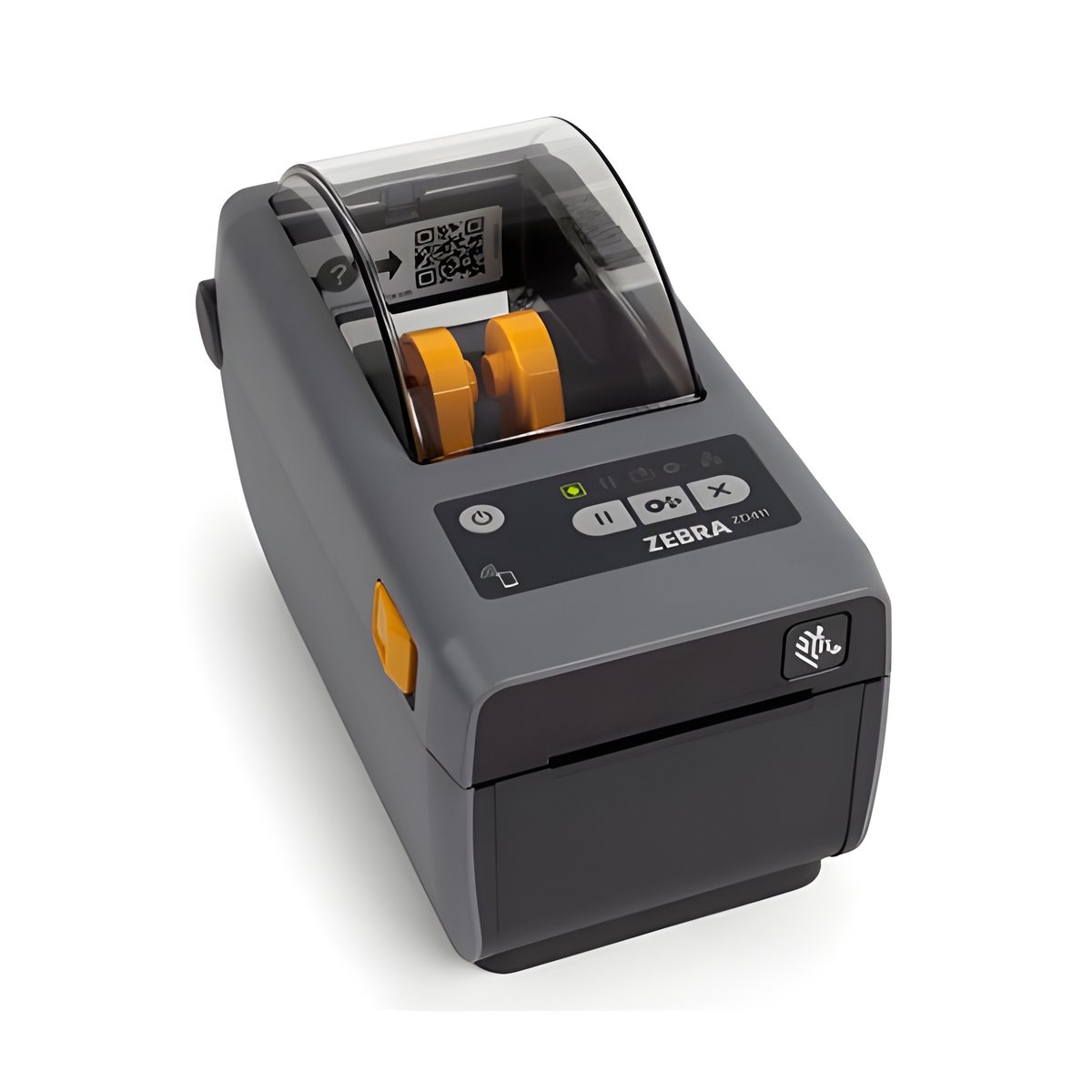 Zebra Direct Thermal Printer ZD411; 203 dpi; USB; USB Host; Ethernet; BTLE5; EU and UK Cords; Swiss Font; EZPL