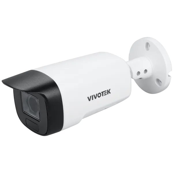 Vivotek Indoor/Outdoor 8MP Bullet; 8MP H.265; 4.2mm; 40M IR; WDR PRO; IO; Smart VCA; Attribute/Similarity Search.