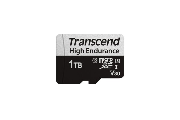Transcend 350V 1TB High Endurance Micro Sd Uhs-I U3 V30 CLASS10 - Read 100 Mb/S - Write 60MB/S - With Sd Adptor