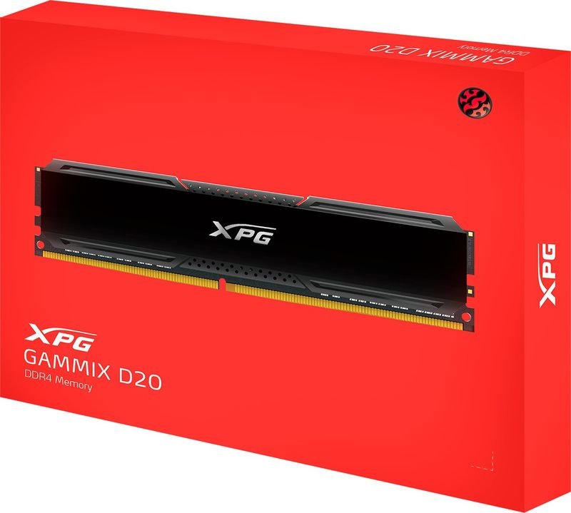 Adata AX4U3200732G16A-CBK20 / AX4U320032G16A-CBK20 D20 , heatsink with 2oz Copper 10-layer PCB , 32Gb - support AMD + Intel XMP ( eXtreme Memory Profiles ) , Ddr4-3200 ( pc4-25600) , CL16 , 1.35v - 288pin - lifetime warranty