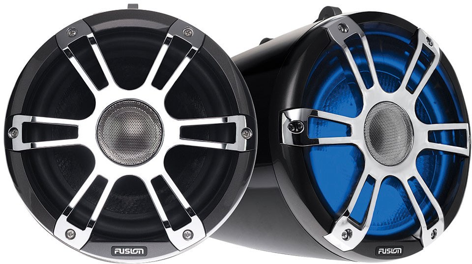 Garmin SG-FT88SPC,Fusion,8.8'' Sig Tower Spk,Sports Grey/Chrome
