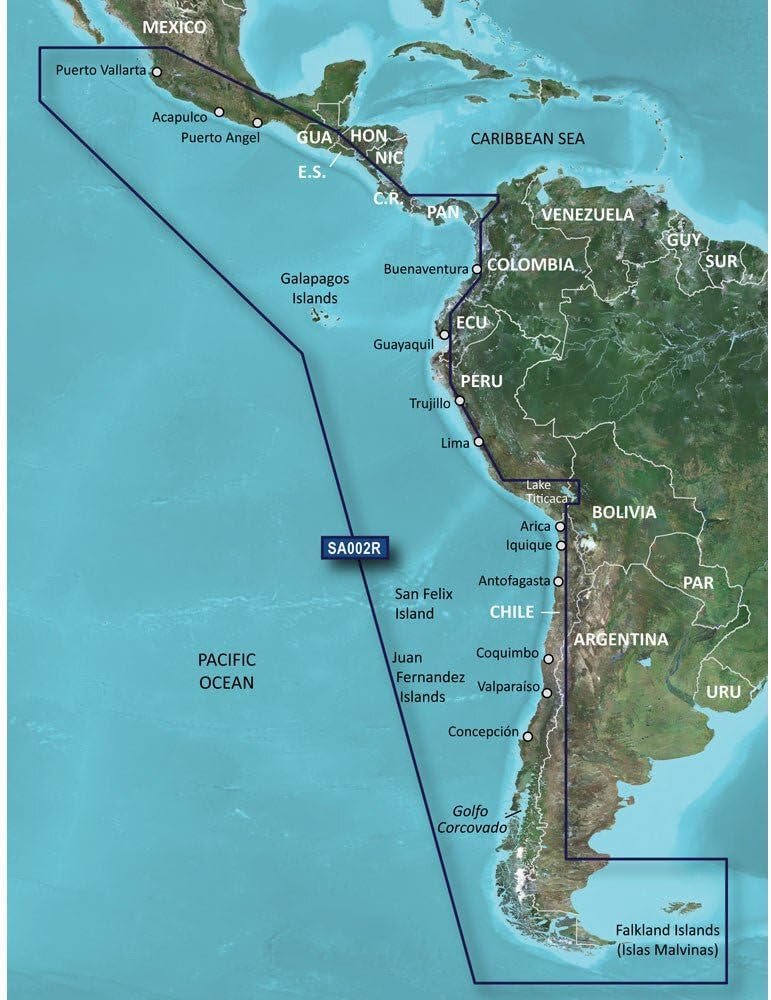 Garmin VSA002R-g3 South America West Coast