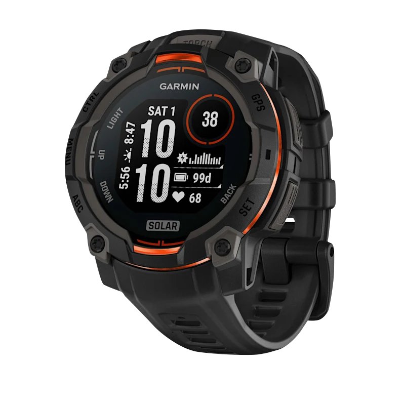 Garmin Instinct 3,45mm,Solar,Black Bezel with Black Band