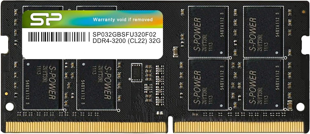Silicone Power SILICON POWER 32GB DDR4 3200MHZ SODIMM - LIFETIME WARRANTY