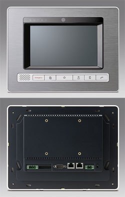 Advantech UBIQ-480-ENW0LE 7" TFT LCD With Touchscreen With Built-in Handset, Microphone And Speaker, High Performance Platform With FreeScale i.MX31