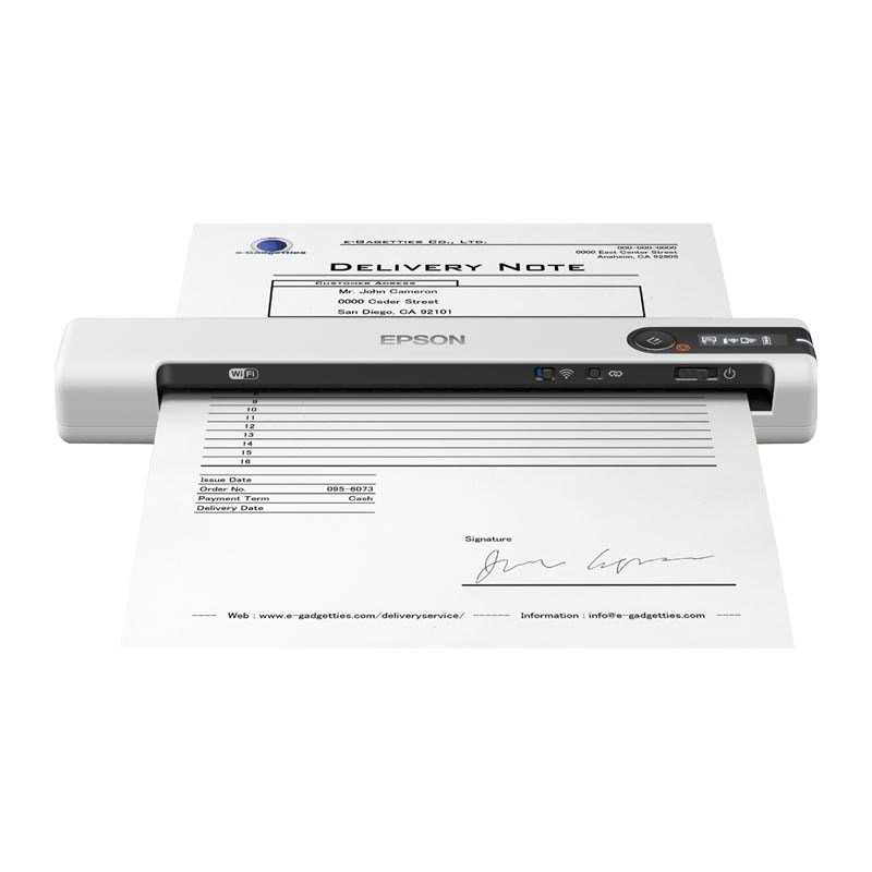 Epson Scanners Epson 15ppm A4 SheetFeed USB2 Wi-Fi/Wi-FiDirect 300 Pages Daily Portable