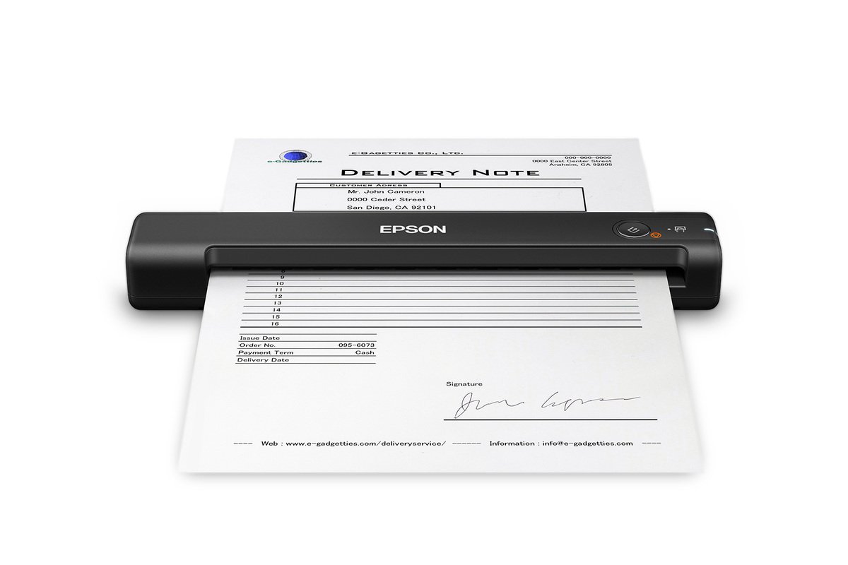 Epson Scan Epson Workforce ES-50-Mobile; A4 A3 with stitching; 600x600DPI; Daily Duty Cycle 300 pages. USB powered
