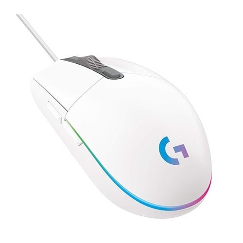Logitech Gaming G102 LightSync RGB Mouse 200DPI to 6000DPI adjustable optical sensor;White