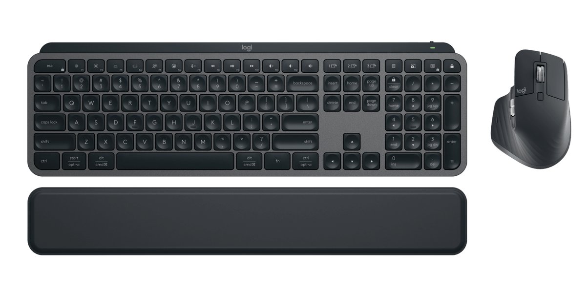 Logitech - Logitech Mx Keys Wireless Keyboard & Mouse Combo