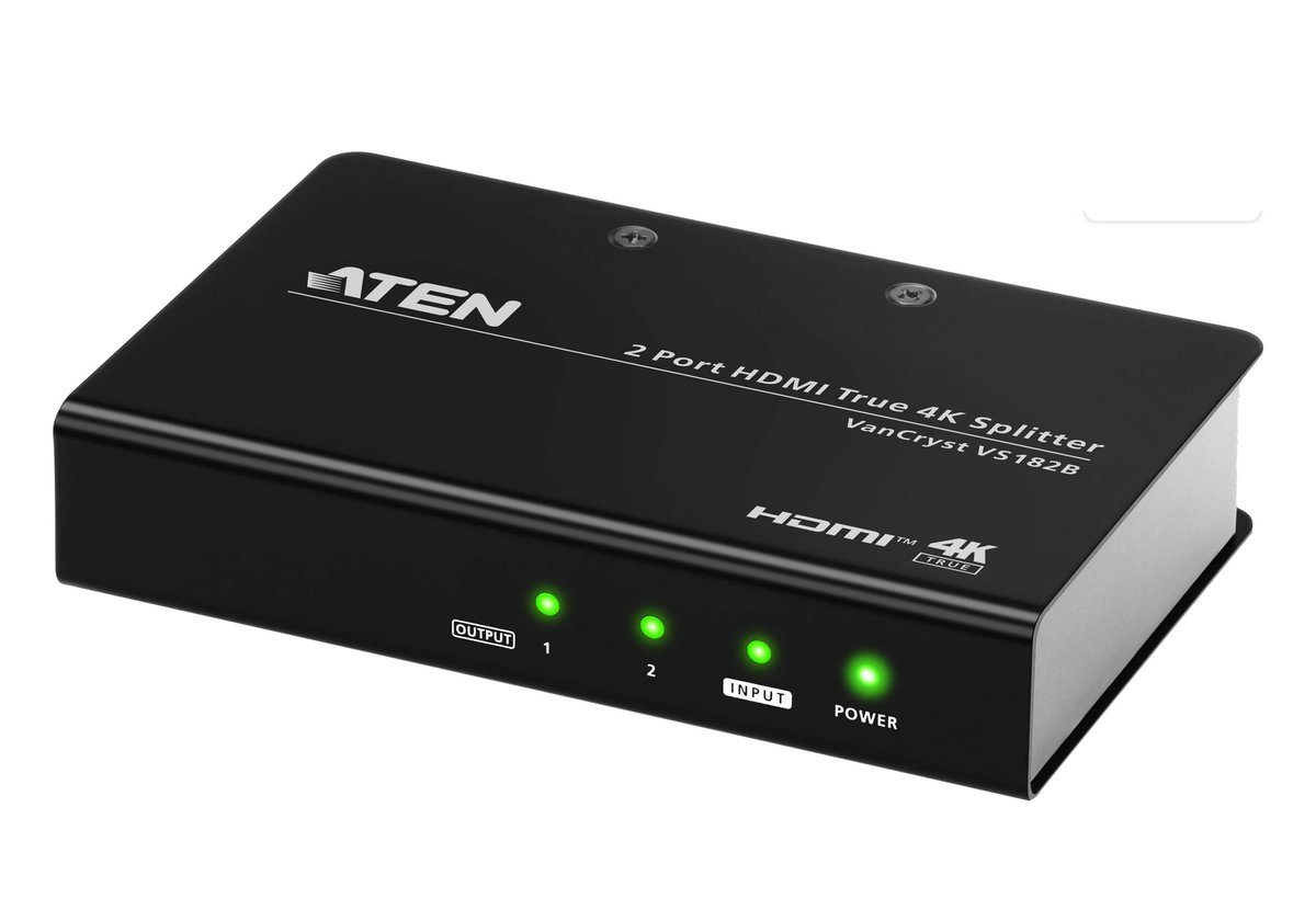 ATEN 2-port HDMI Splitter support true 4K