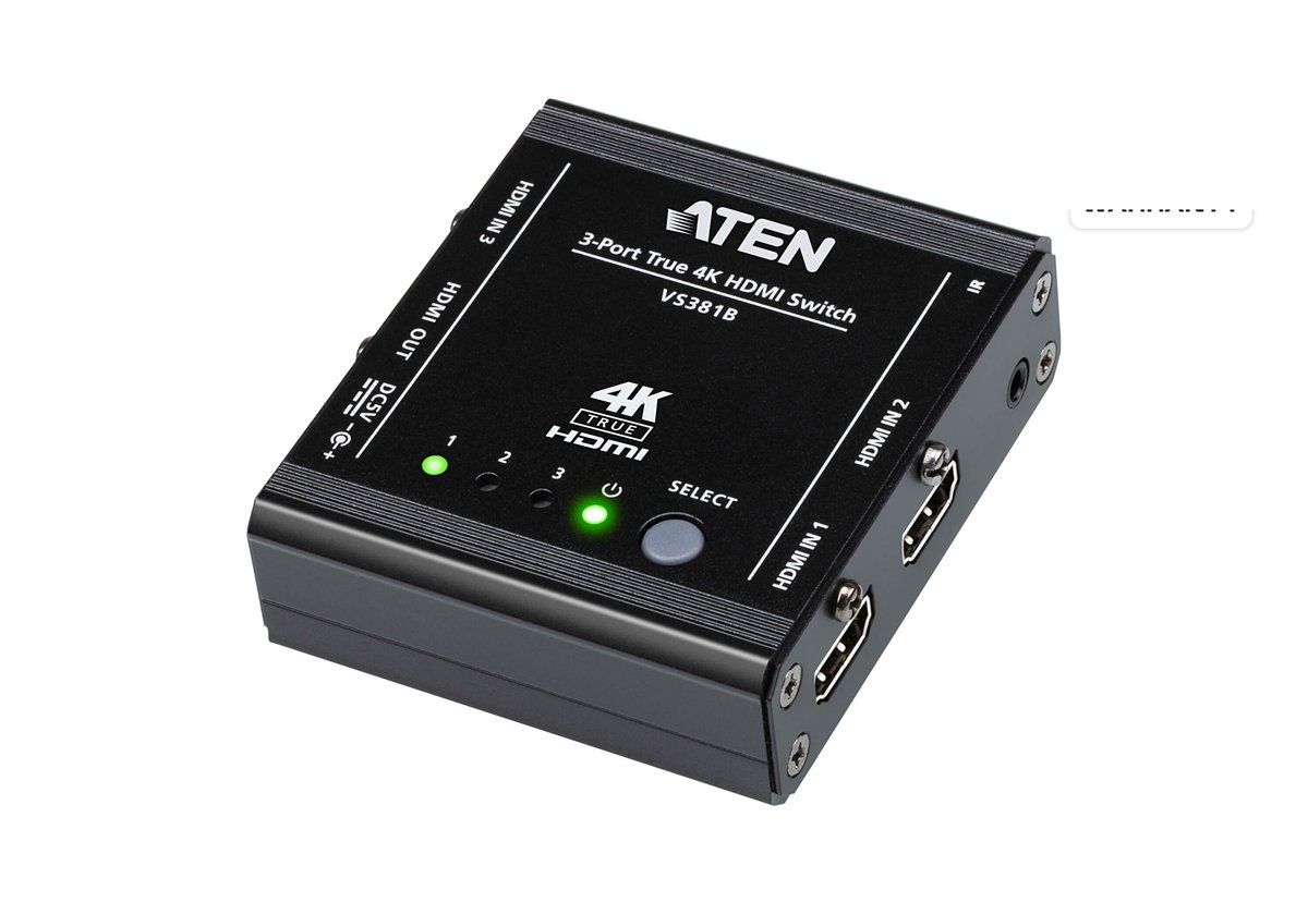 ATEN 3-Port True 4K HDMI Switch