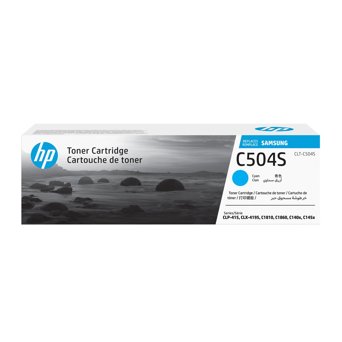 Samsung Clt:c504s Original Cyan Toner Cartridge For Clp:415n:415nwxpress C1810w(only Korea:c1404w)clx:4195n:4195fn:4195fwxpress C1860fw(only Korea:c1454fw:c1454n:c1453fw)