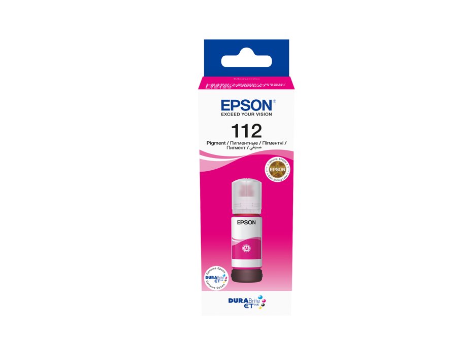 Epson 112 Ecotank Pigment Magenta Ink Bottle