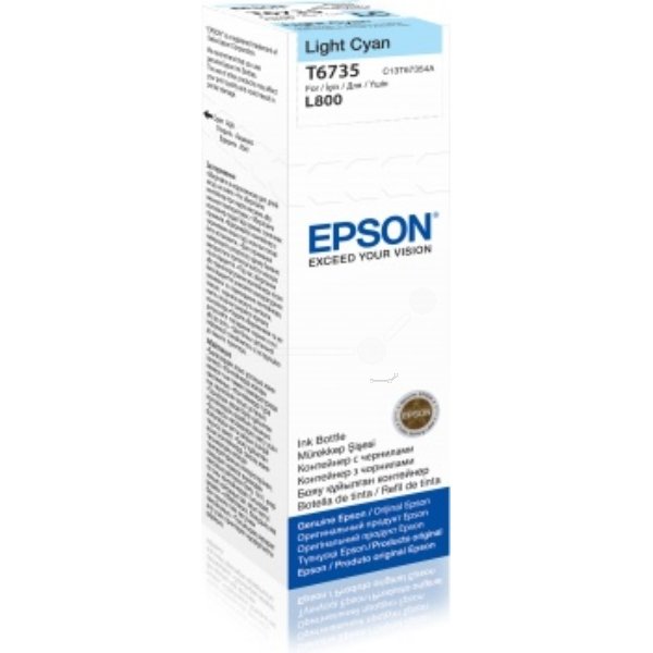 Epson T6735 Light Cyan Ink Bottle 70ml