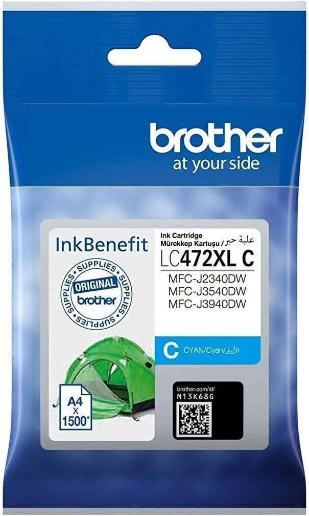 Brother Lc472 Cyan High Yield Ink Cartridge Mfc J3540dw: Mfc J3940dw:mfc J2340dw