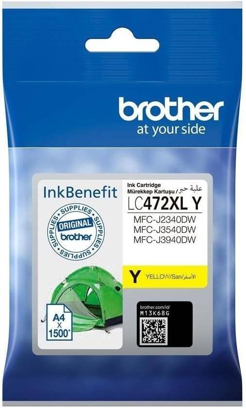 Brother Lc472 Yellow High Yield Ink Cartridge Mfc J3540dw: Mfc J3940dw:mfc J2340dw