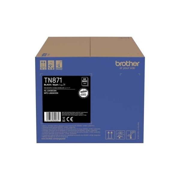 Brother Tn871 High Yield Black Toner Cartridge For Hl L9430cdn Mfc L9630cdn