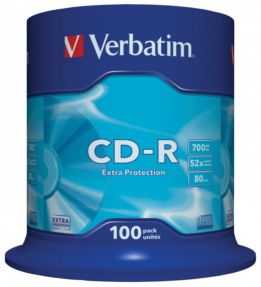 Verbatim Cd-r 52x 700mb E:prot 100sp