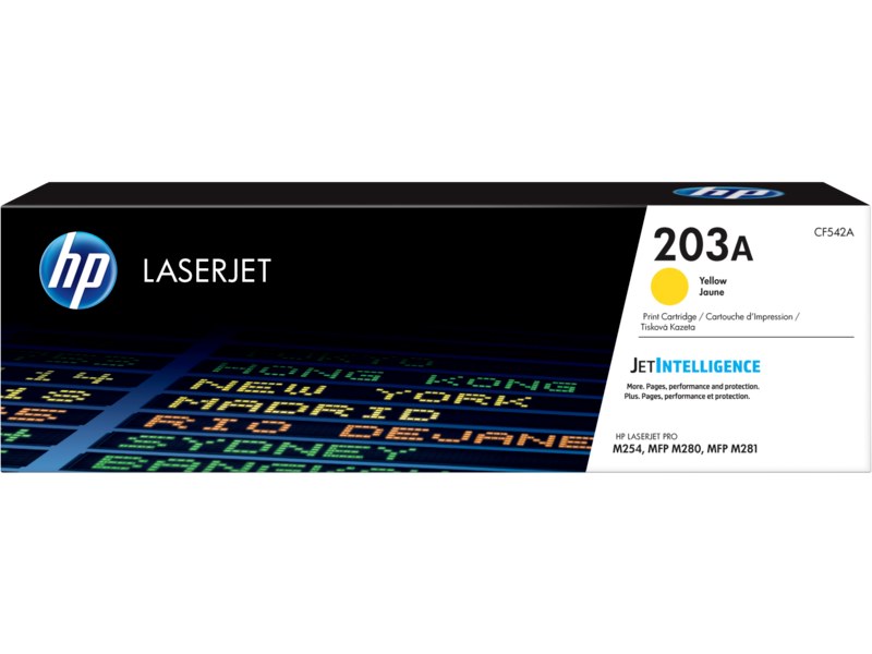 Unknown HP 203A ORIGINAL YELLOW LASERJET TONER CARTRIDGE
